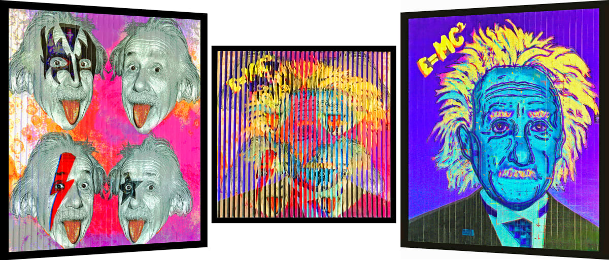 EINSTEIN ROCKS by Curtis Dickman 