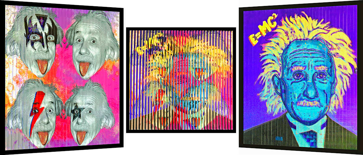 EINSTEIN ROCKS by Curtis Dickman, Image 1.