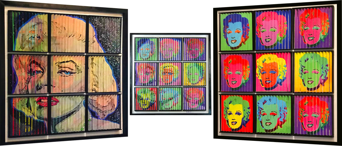 MULTIPLE MARILYN'S by Curtis Dickman 