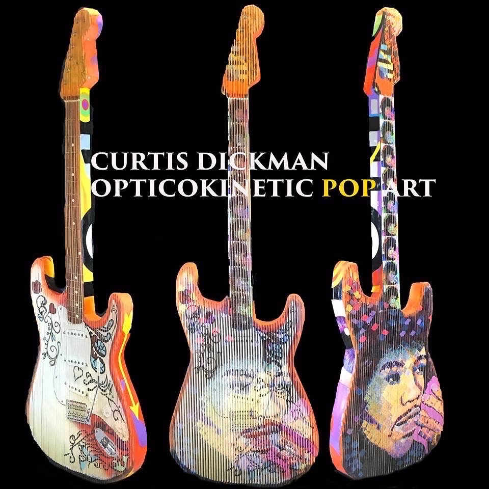 OPTICOKINETIC ART BOOK by Curtis Dickman 