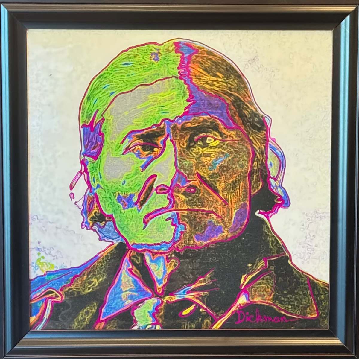 GERONIMO APACHE CHIRICAHUA CHIEF by Curtis Dickman 