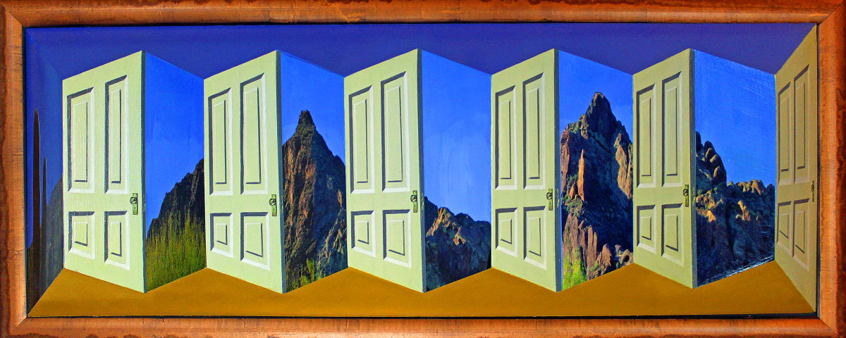 DOORWAYS TO CAMELBACK MOUNTAIN by Curtis DIckman  Image: CENTER VIEW