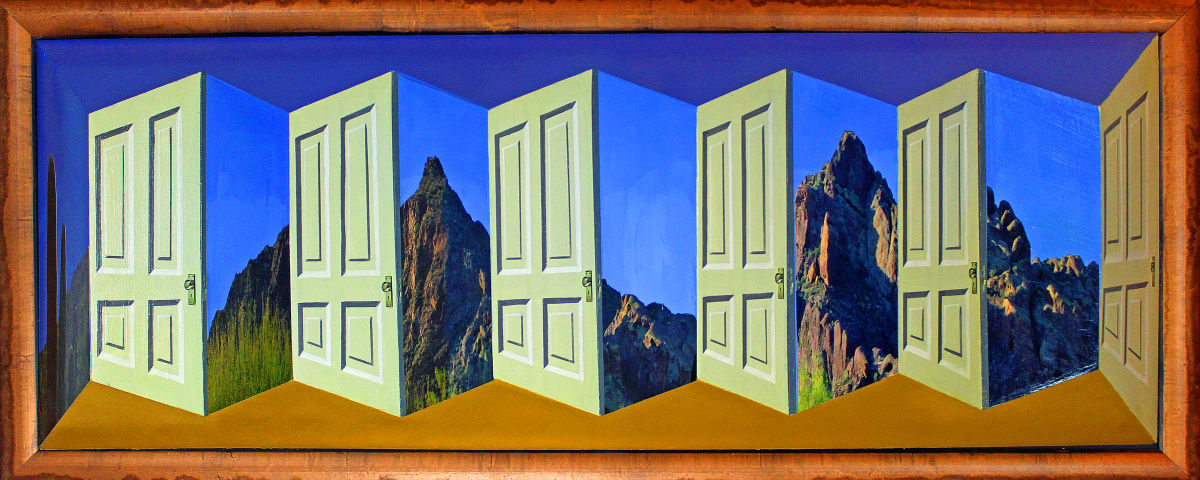 DOORWAYS TO CAMELBACK MOUNTAIN 2015 by Curtis Dickman  Image: CENTER VIEW