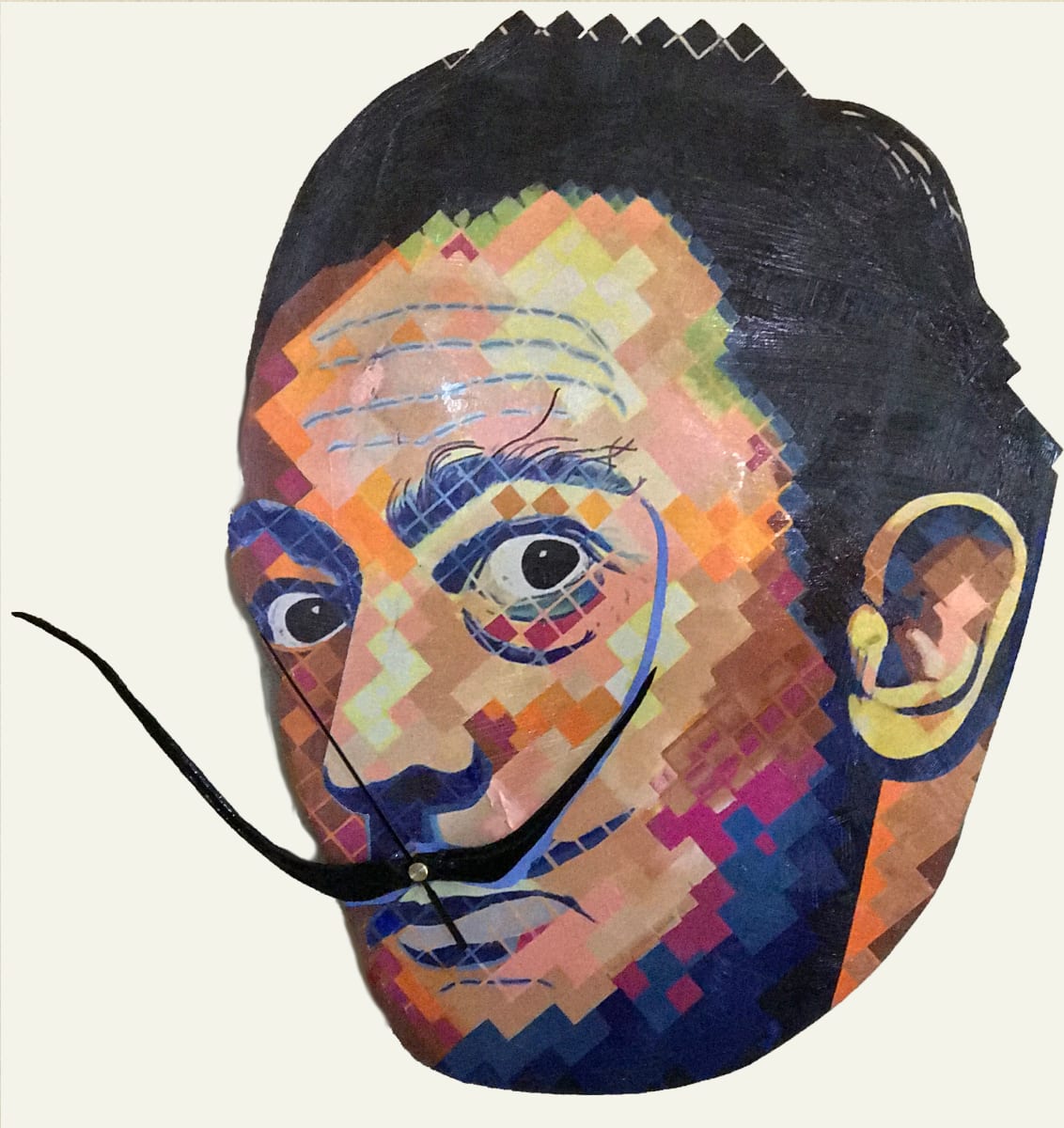 CLOCK. DALI'S TIME WARP #2 by Curtis Dickman 