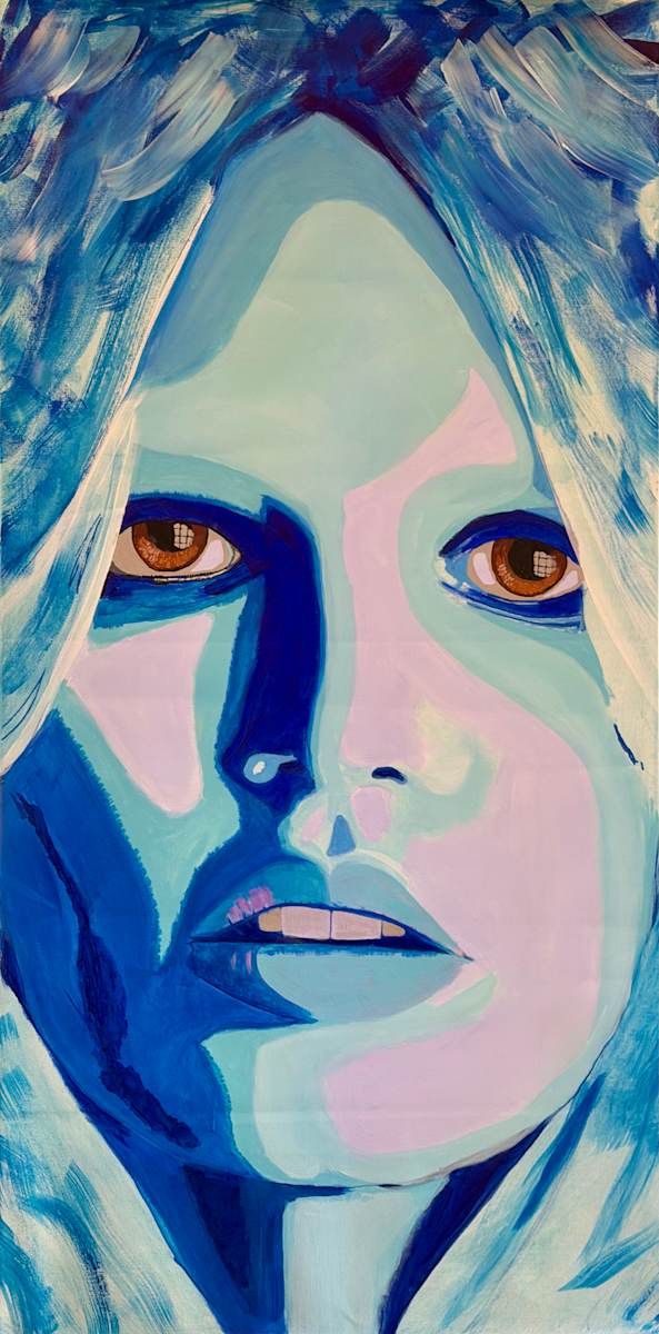 BLUE BRIDGETTE BARDOT by Curtis Dickman 
