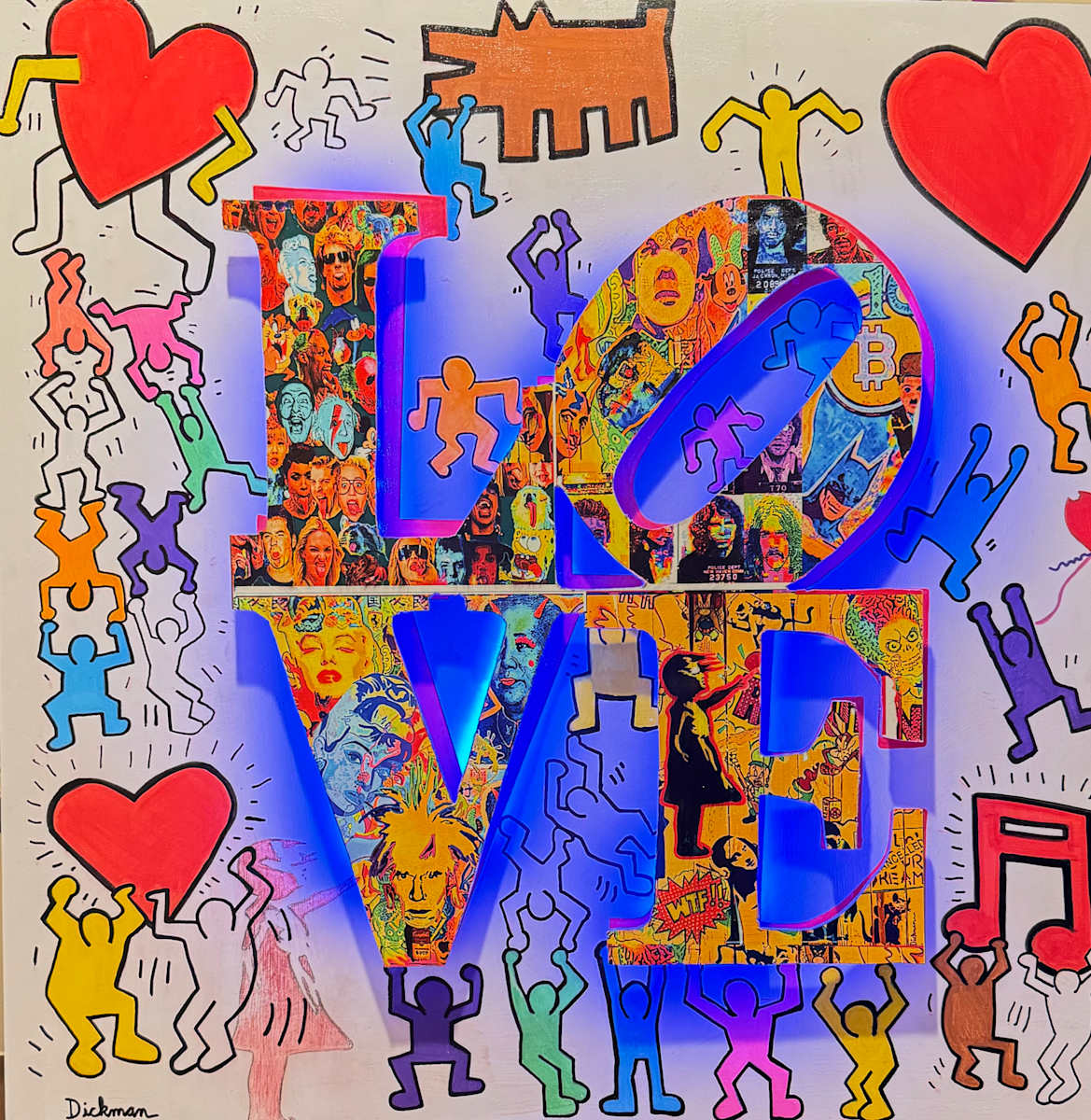 LOVE IS THE ANSWER #2 by Curtis Dickman, Image 1.