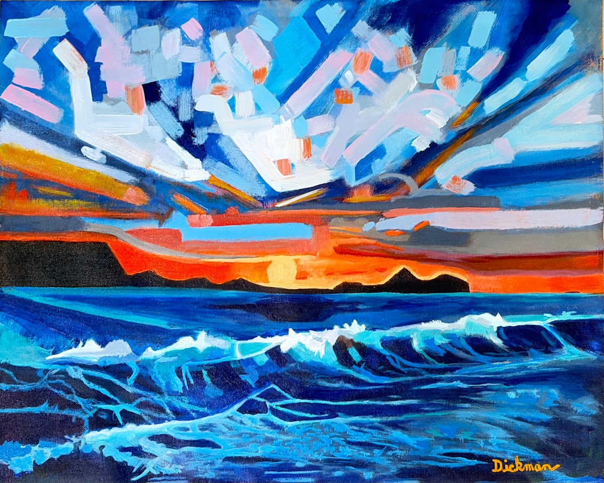 BEACH SUNSET #1 by Curtis Dickman, Image 1.