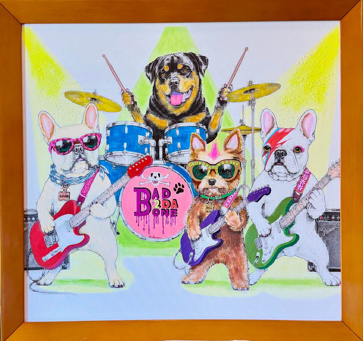 FOUR DOG NIGHT. BAD 2 DA BONE by Curtis Dickman, Image 1.