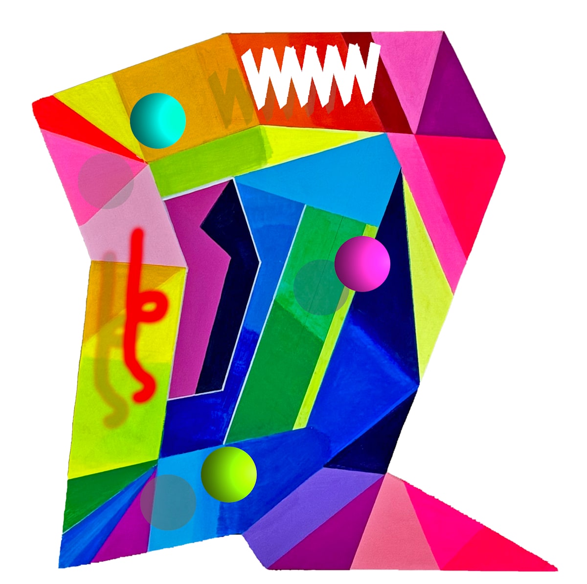 GEOMETRIC EXPLOSION II by Curtis Dickman 