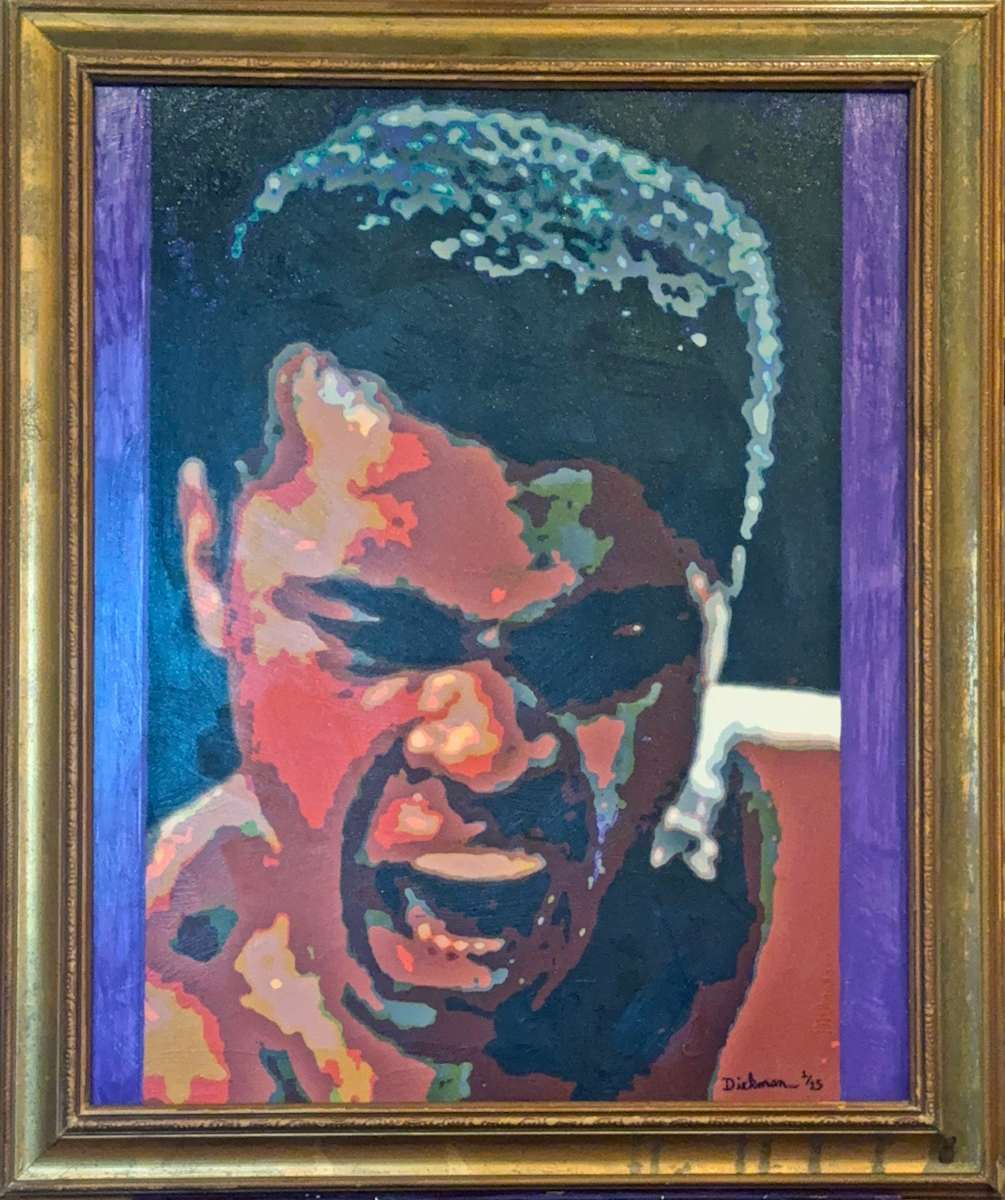 ALI'S RAGE ( ARTISTS PROOF ) by Curtis Dickman, Image 2.
