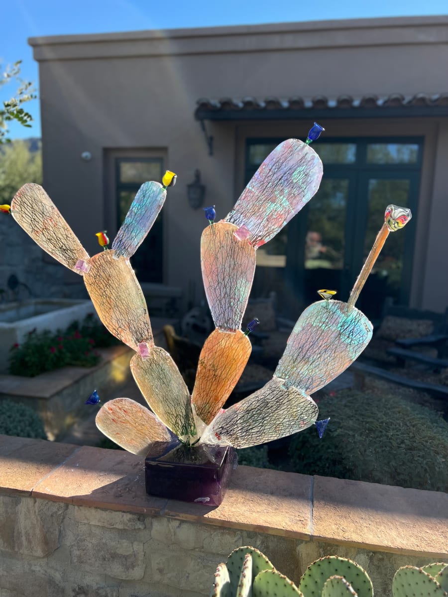 STUCK ON YOU.  DECONSTRUCTED PRICKLY PEAR CACTUS by Curtis Dickman, Image 3.