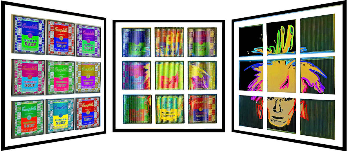 ANDY WARHOLS PRIMORDIAL SOUP (MEDIUM SIZE) by Curtis Dickman 