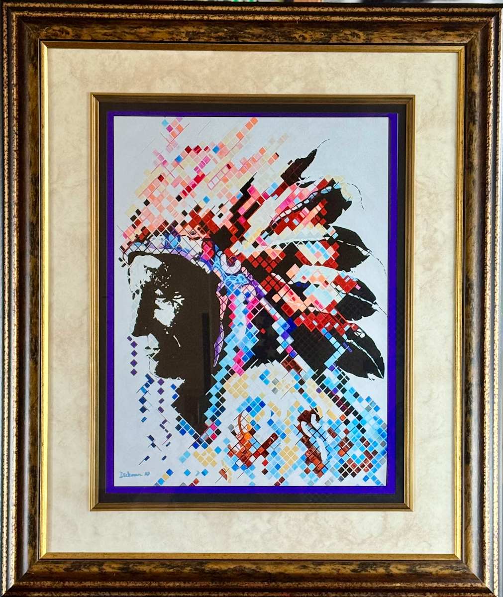 LAKOTA INDIAN CHIEF 1 by Curtis Dickman 