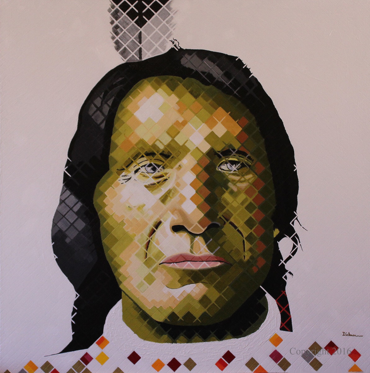 CHIEF RED CLOUD #1 by Curtis Dickman 