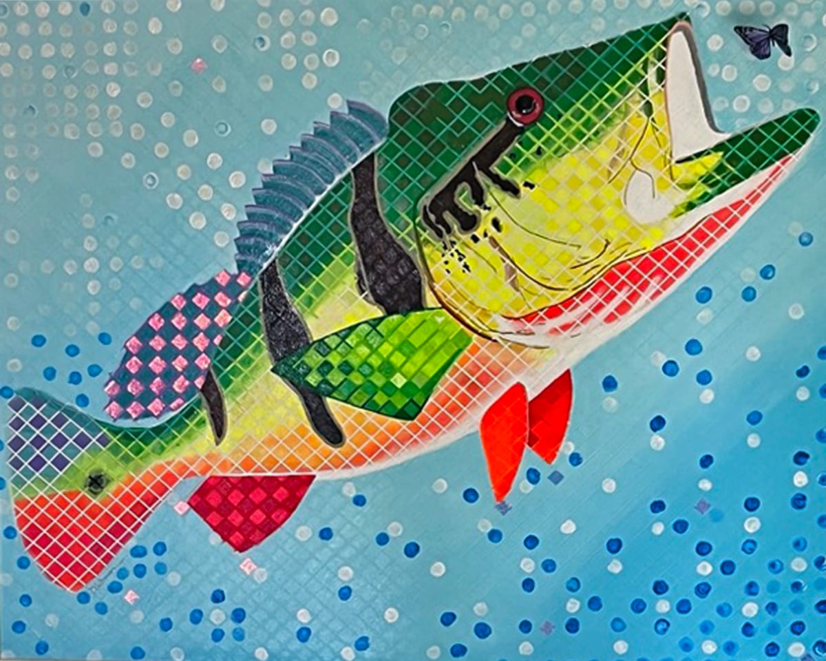 ALL ABOUT THE BASS by Curtis Dickman  Image: peacock bass front view