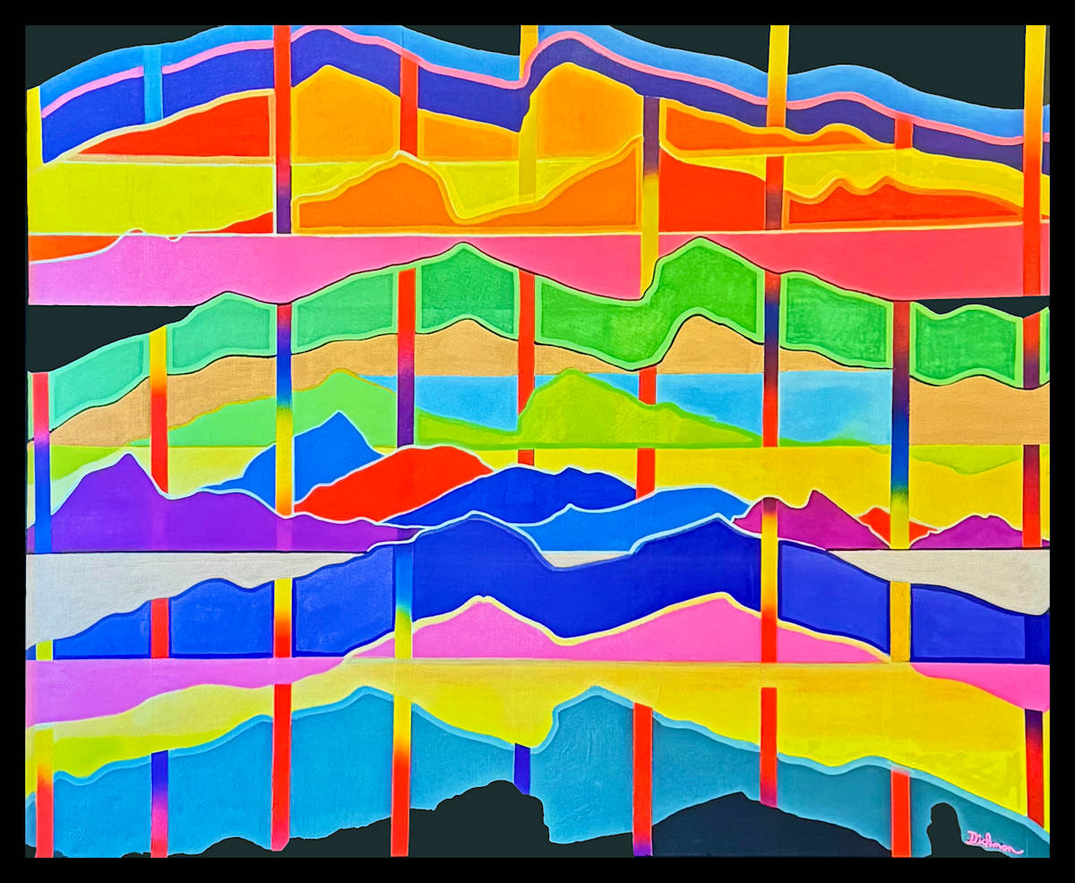 CHROMATIC CONTOURS OF CAMELBACK MOUNTAIN. by Curtis Dickman 