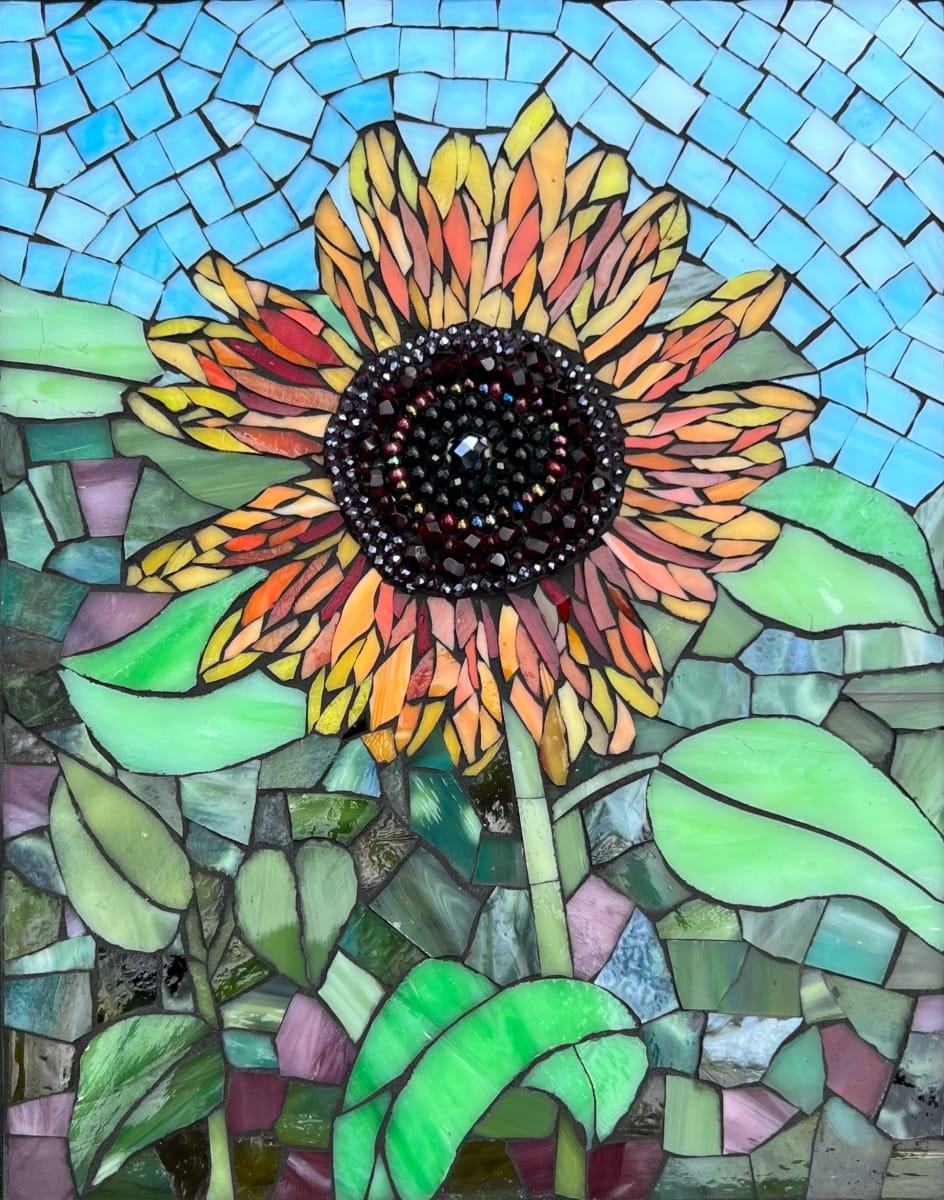 Autumn Beauty Sunflower by Julie Mazzoni 