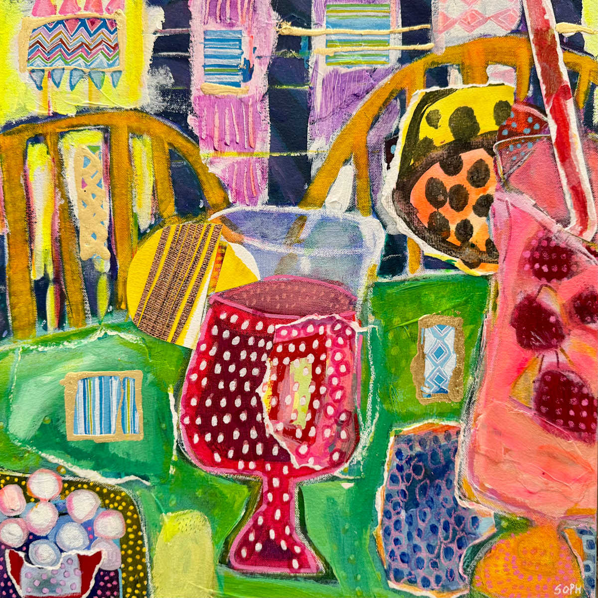 Miss Oni & Mr Buffett by Sophia Cameron, Image 1.