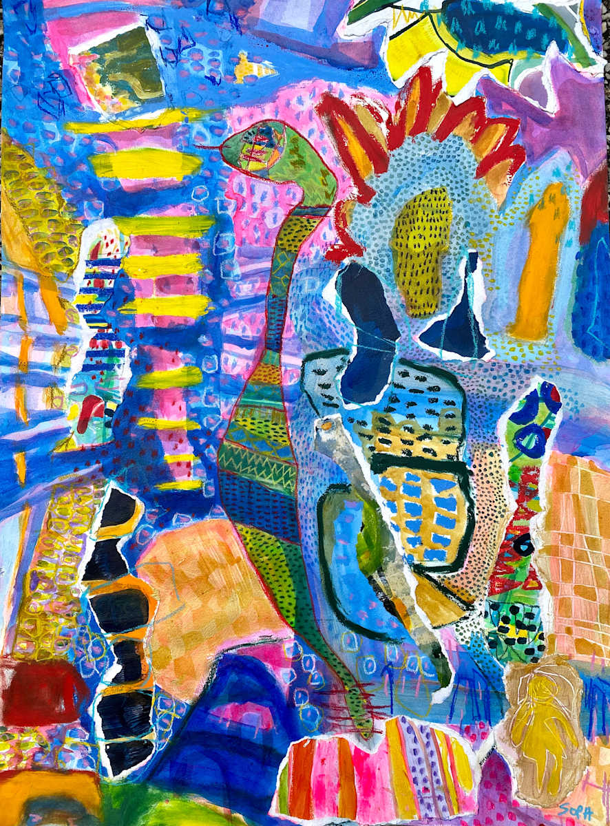 Hugging Life’s Tide #2 by Sophia Cameron, Image 1.