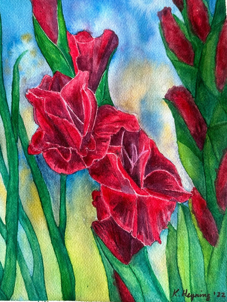 Gladiola 1 by Katy Heyning 