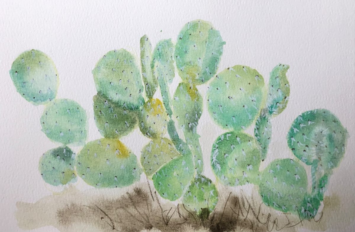 Prickly Pear Cactus by Katy Heyning 