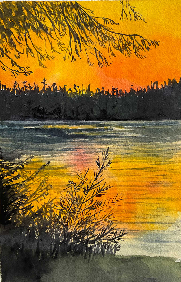 Sunset and Pines by Katy Heyning, Image 2.