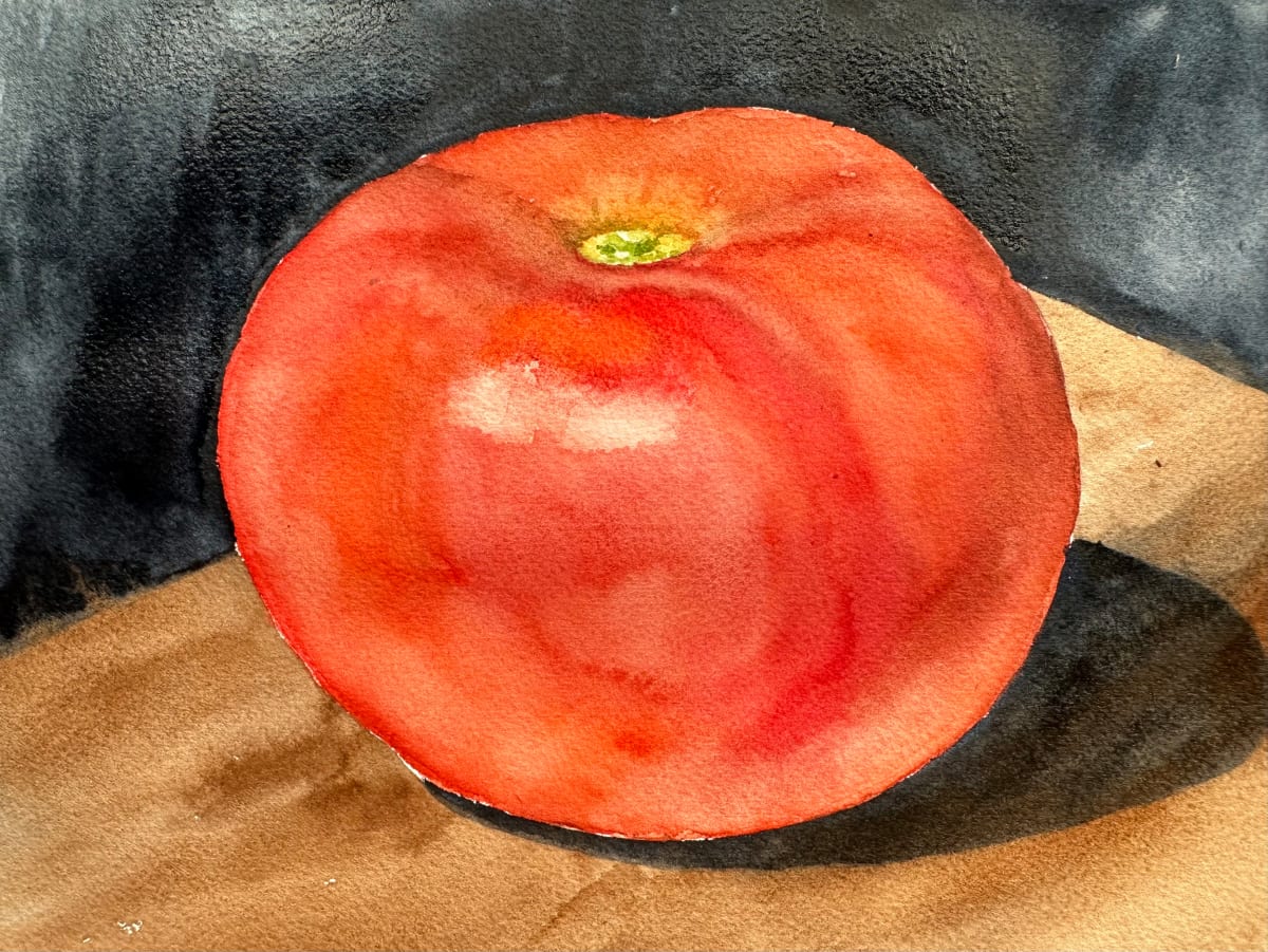 First Tomato of the Season by Katy Heyning 