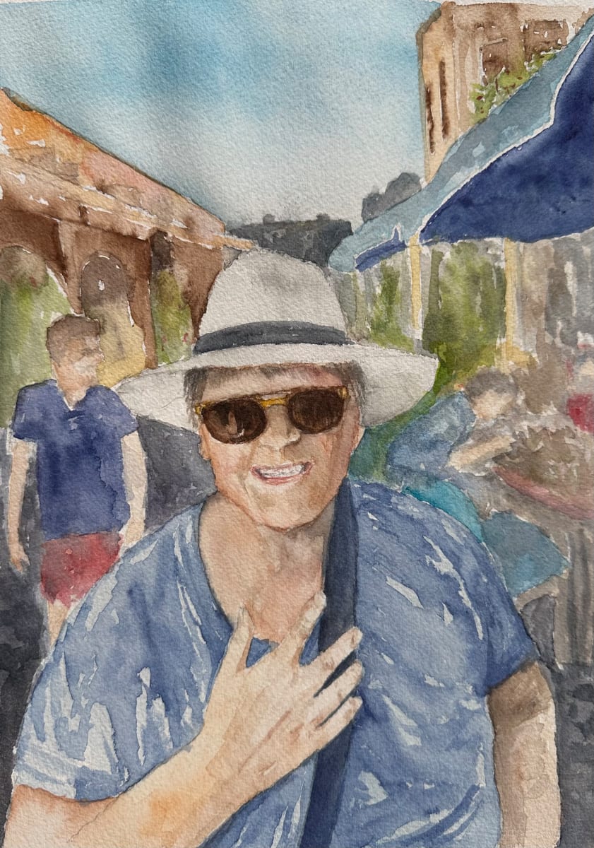 Judi in Rhodes Greece by Katy Heyning 