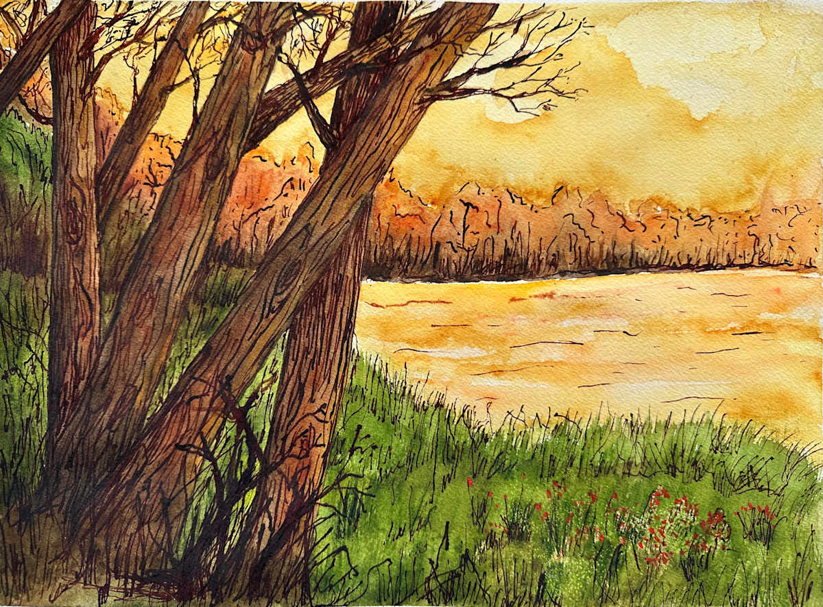 Oaks 2 by Katy Heyning Watercolor and Fine Art, Image 1.