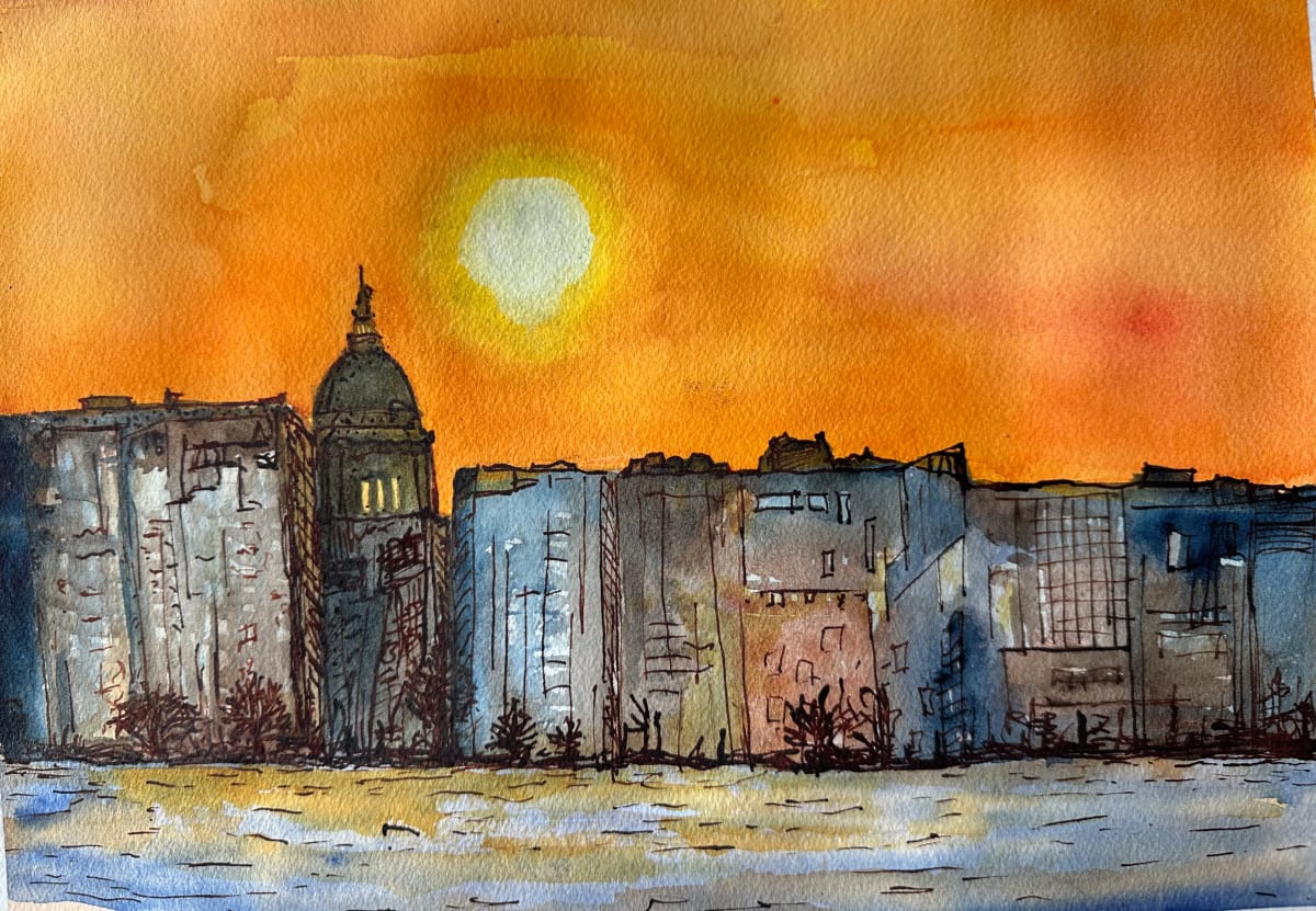 Madison Skyline 2 by Katy Heyning 