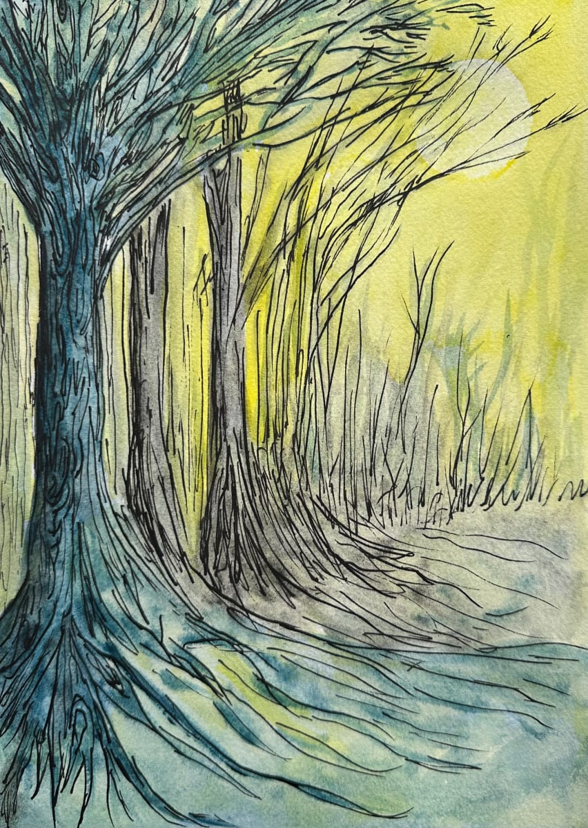 Marsh Sketch by Katy Heyning, Image 1.