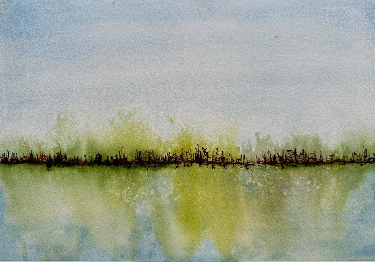 Green Lakeside by Katy Heyning 