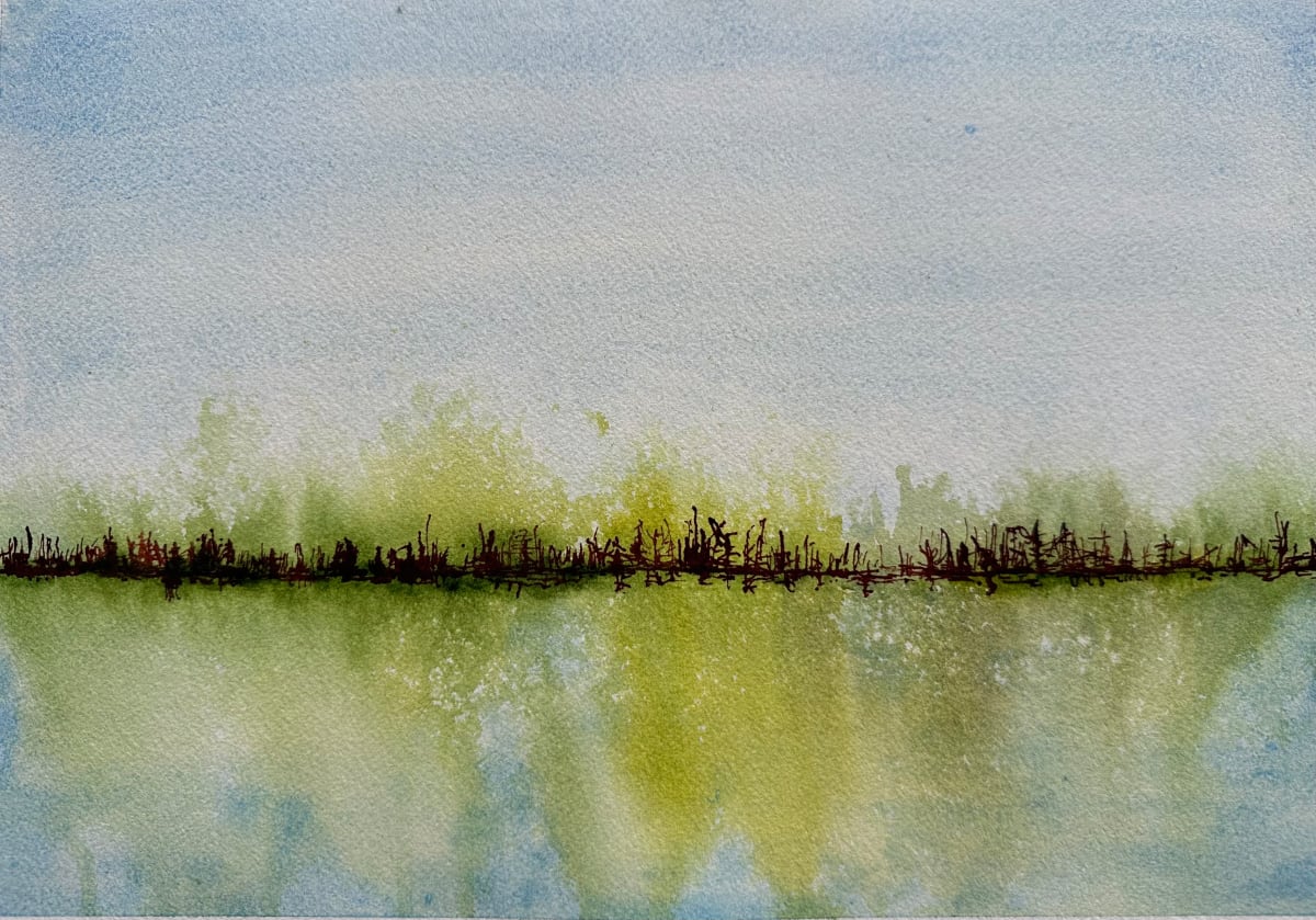 Green Lakeside by Katy Heyning 