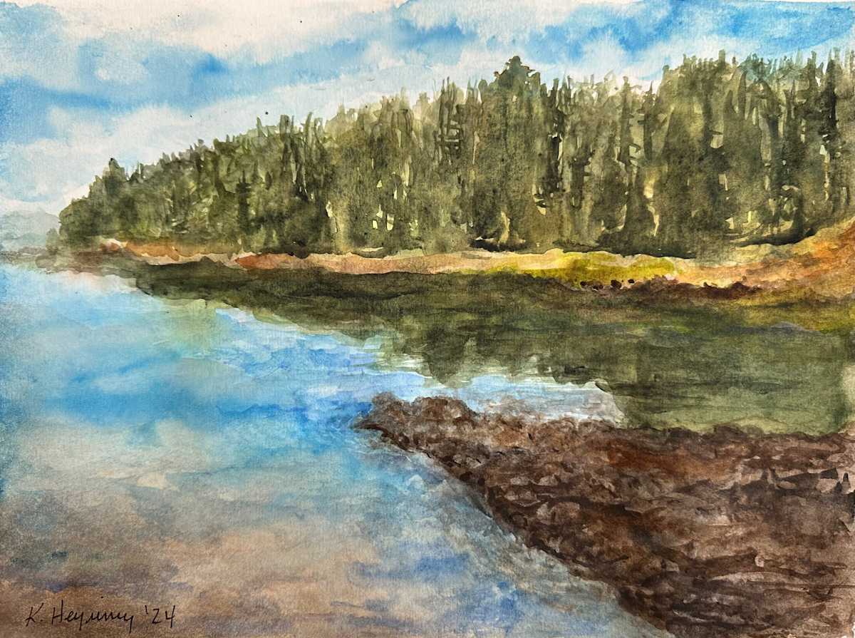 Waterfront Sketch by Katy Heyning, Image 1.