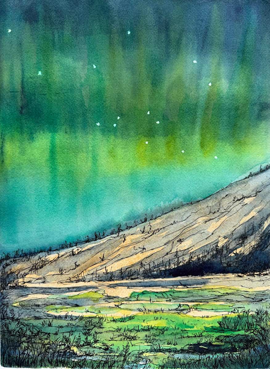 Northern Lights IV by Katy Heyning 