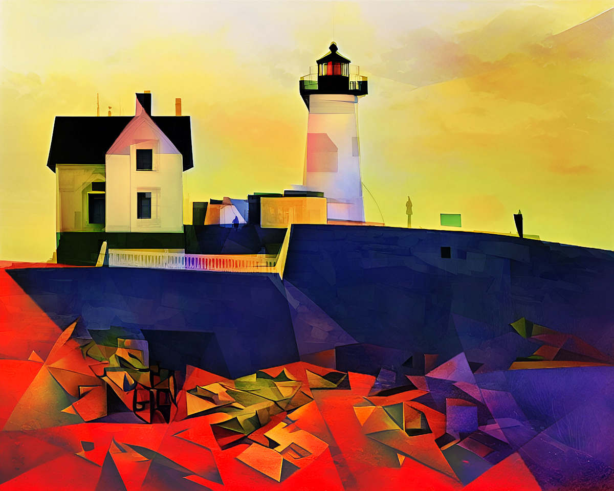 Cubist Nubble Light by Jenny | Artwork Archive