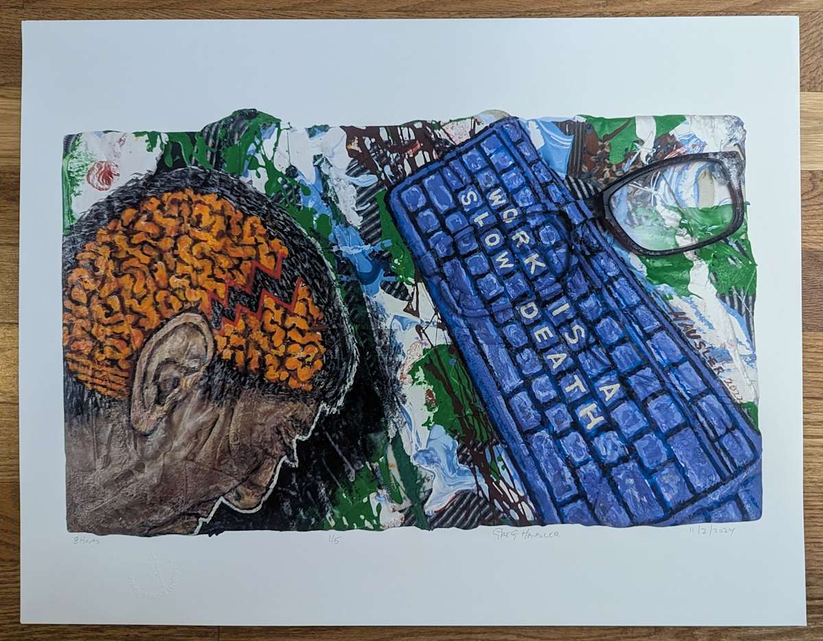 8 Hours 2024 Print 1/5 by Greg Hausler