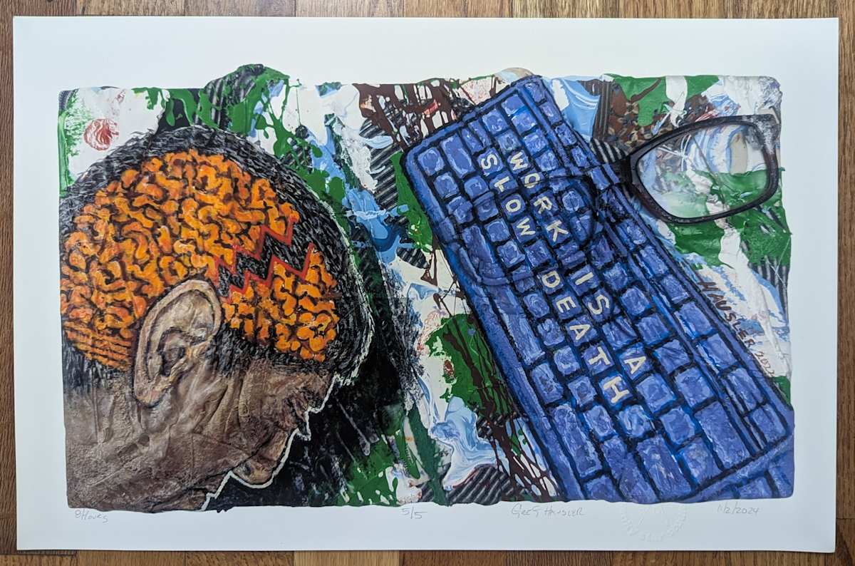 8 Hours 2024 Small Giclee Print, edition image.
