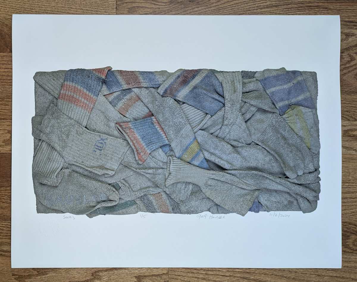 SOCKS 2024 Giclee Print 1/5 by Greg Hausler