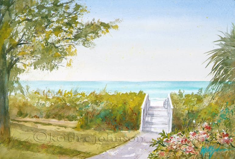 Access to the Beach by Keith E  Johnson  Image: Access to the Beach
