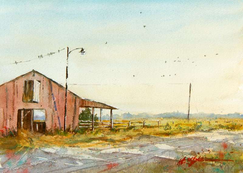 Birds on a Wire by Keith E  Johnson, Image 1.
