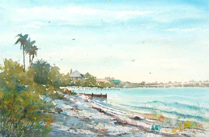 Behind the Pier by Keith E  Johnson, Image 1.