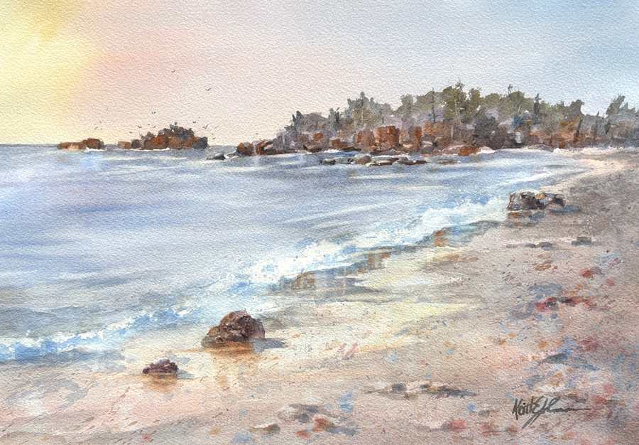 Black Beach by Keith E  Johnson  Image: Black Beach