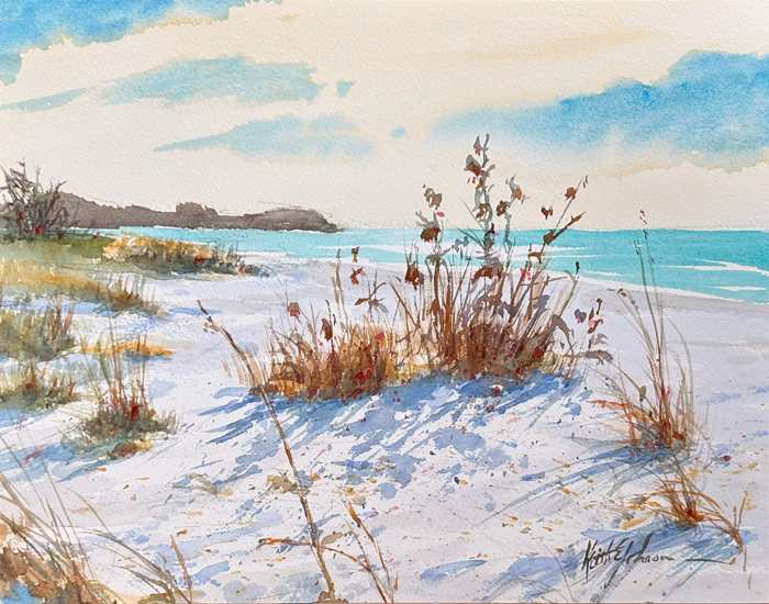 Blue Dune Shadow by Keith E  Johnson  Image: Blue Dune Shadow
