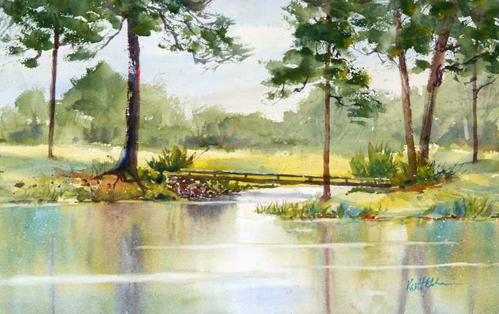Bridge over Still Water by Keith E  Johnson, Image 1.