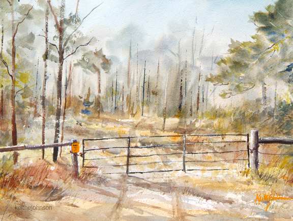 Gated Wood Path by Keith E  Johnson, Image 1.