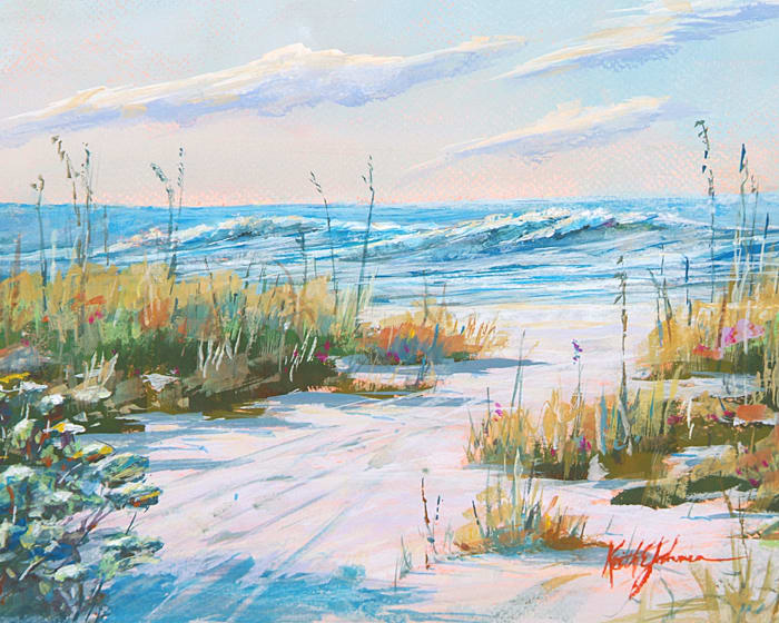 High Surf and Dunes 2 by Keith E  Johnson  Image: High Surf and Dunes 2