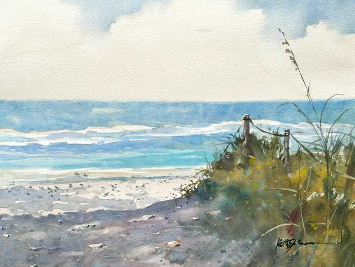 Dune Path and Rope Fence by Keith E  Johnson, Image 1.