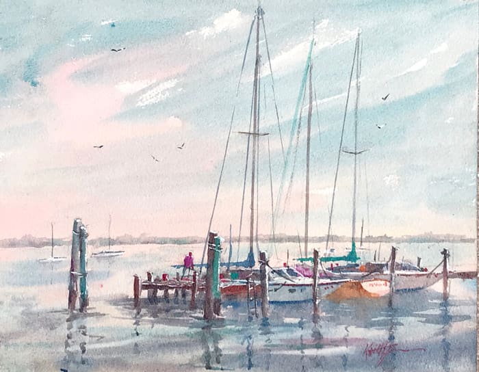 Morning on the Peace River 