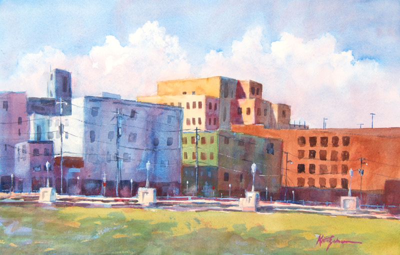 Morning Skyline by Keith E  Johnson 